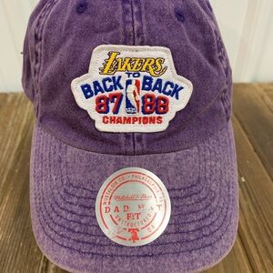 Mitchell & Ness Lakers Purple Champions Cap